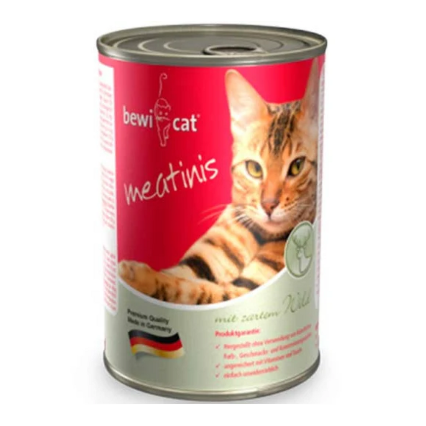 Bewi Cat Lata Meatinis Rico en Venado 400 gr
