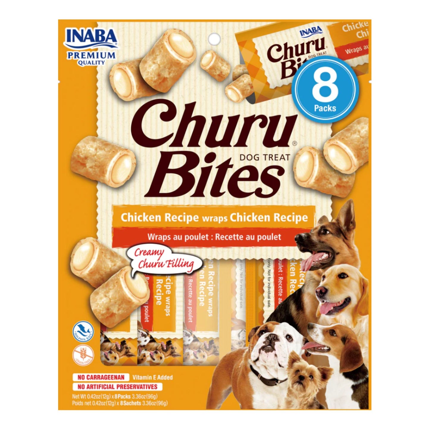 Churu Bites Perros 8P Pollo 96 Gr