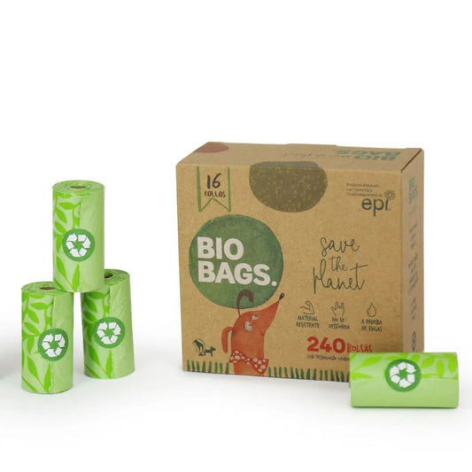 Bolsas Biobags - Pack 16 Rollos