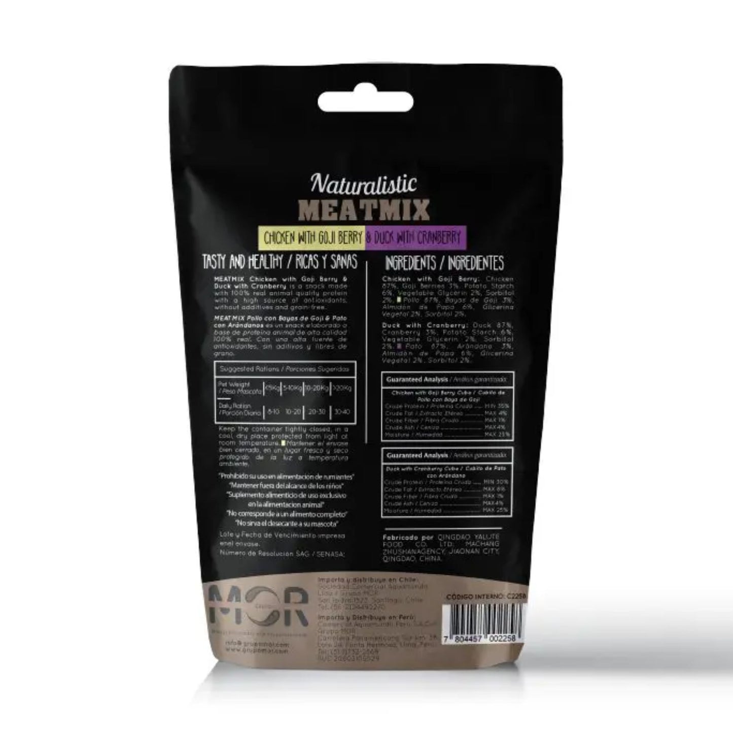 Naturalistic Meatmix Pollo/Goji Bayas y Pato/ Cranberry 100 g