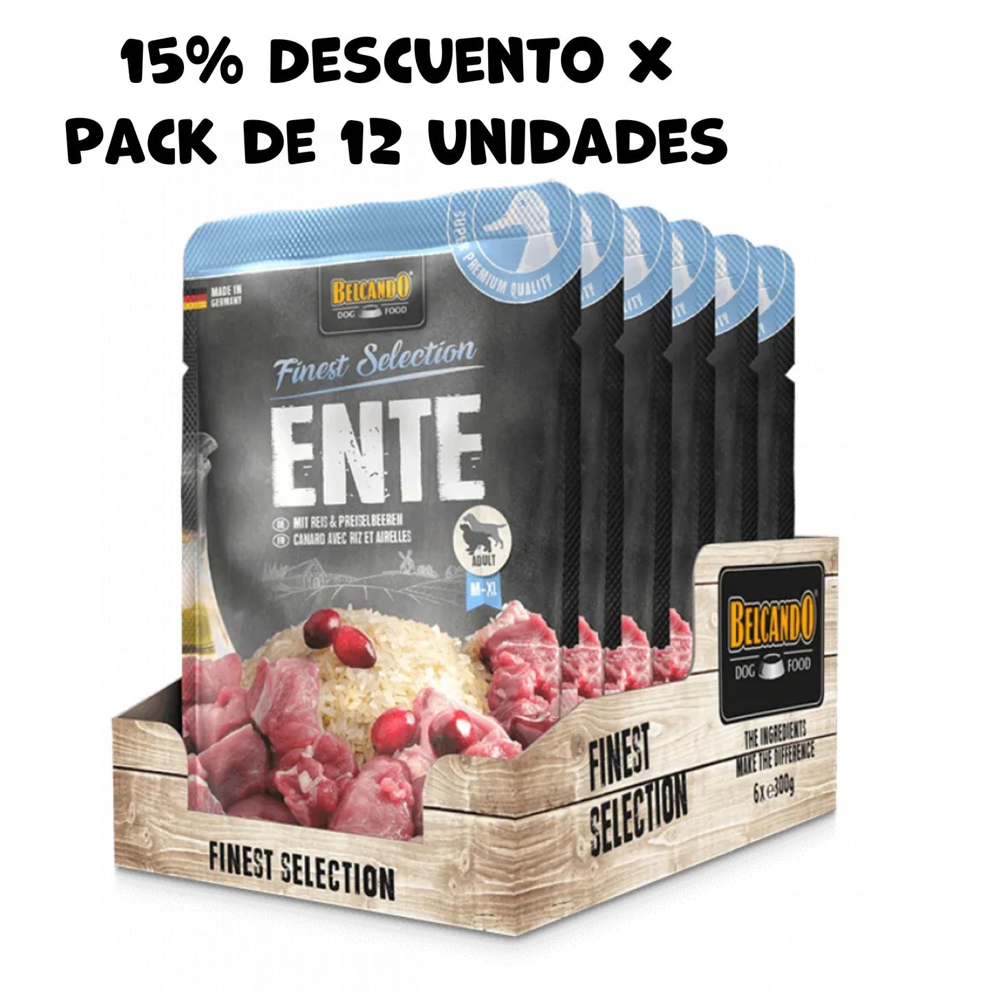 Belcando Sobres Pato Con Arroz y Arandano 125 g