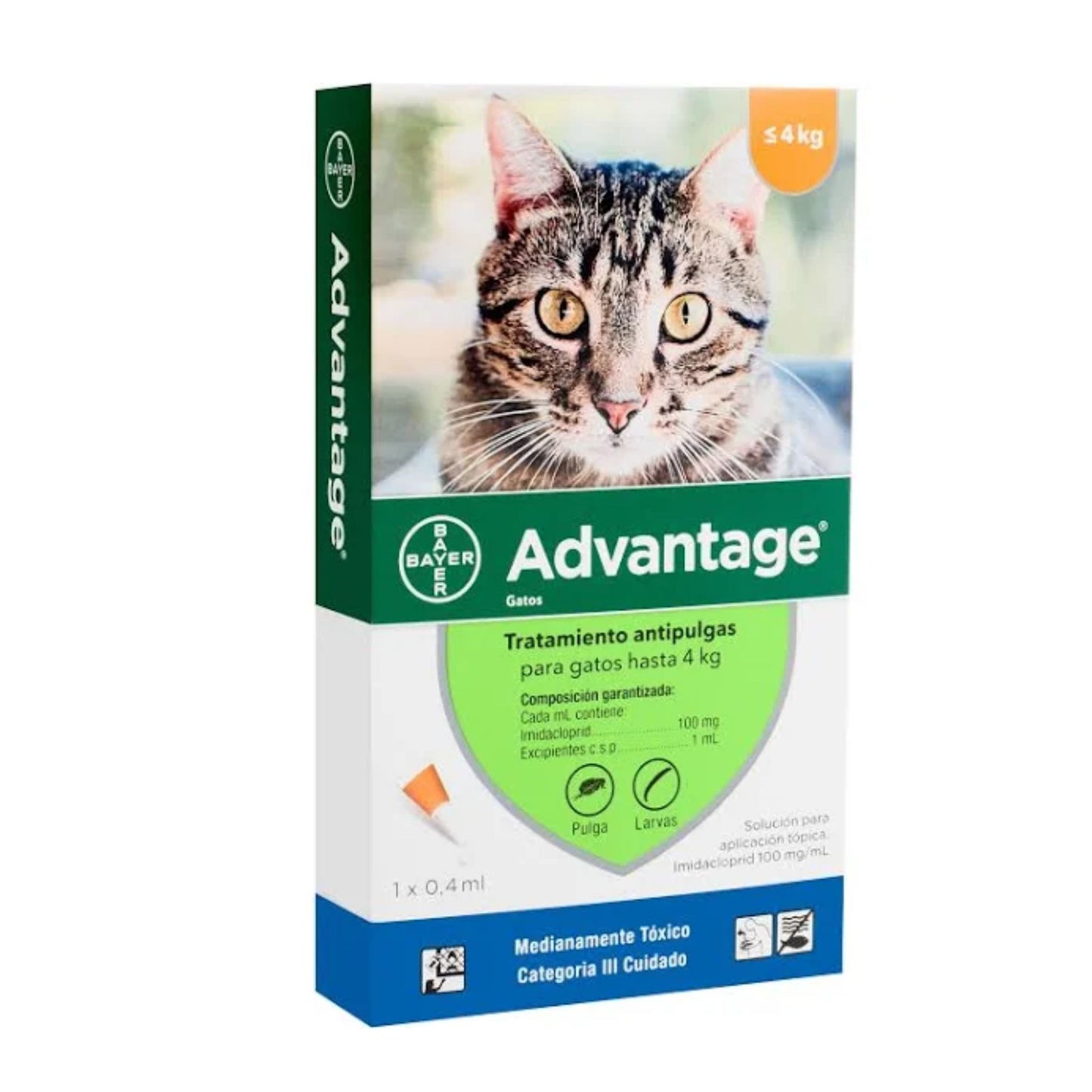 Antiparasitario Advantage Gato - Hasta 4kg