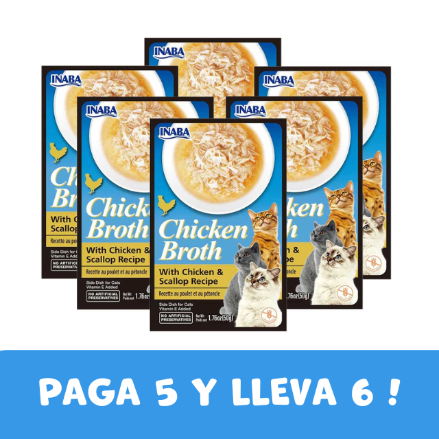 PACK Churu Broth Pollo y Ostiones 50 gr