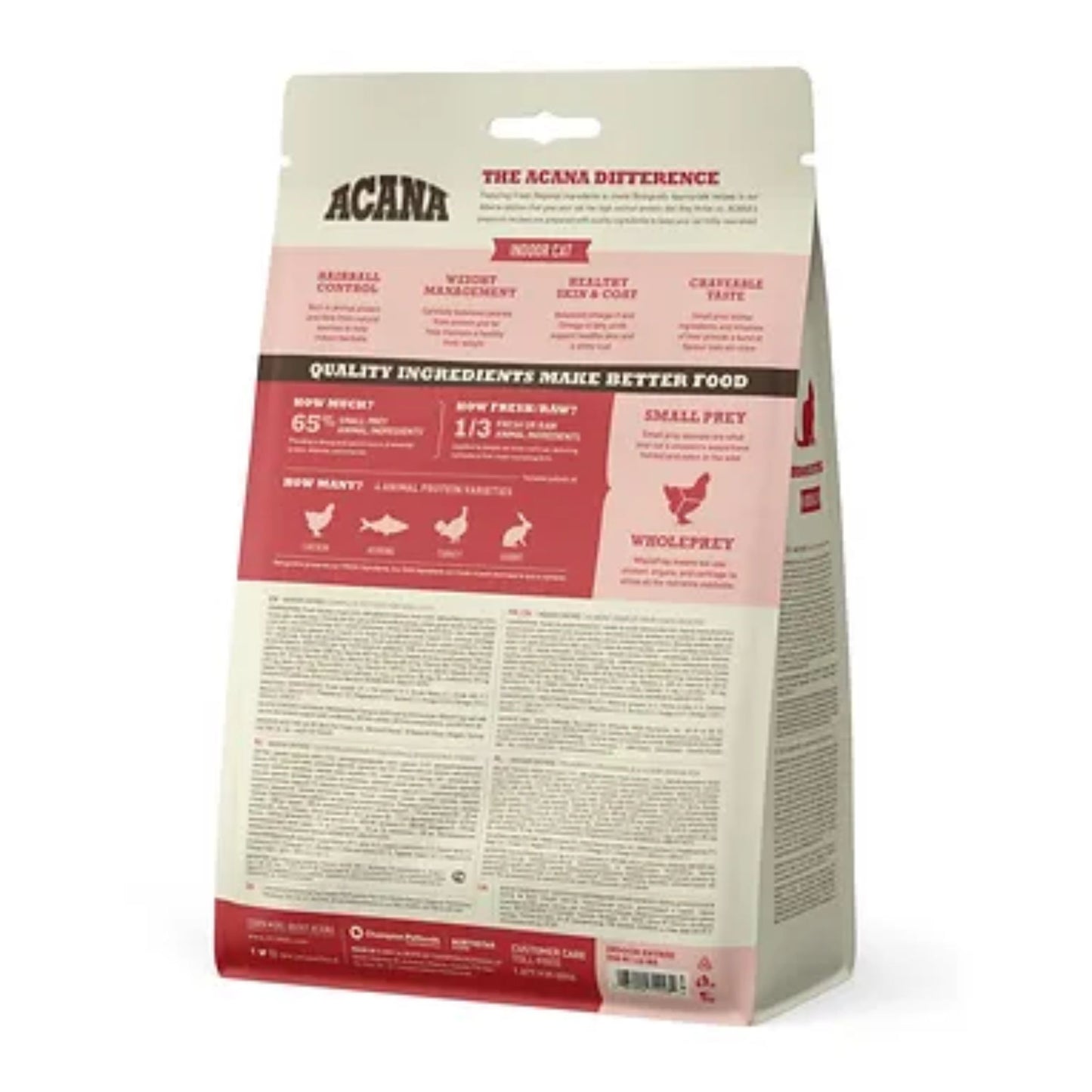 Alimento para Gatos Acana Indoor Entrée 1.8 kg