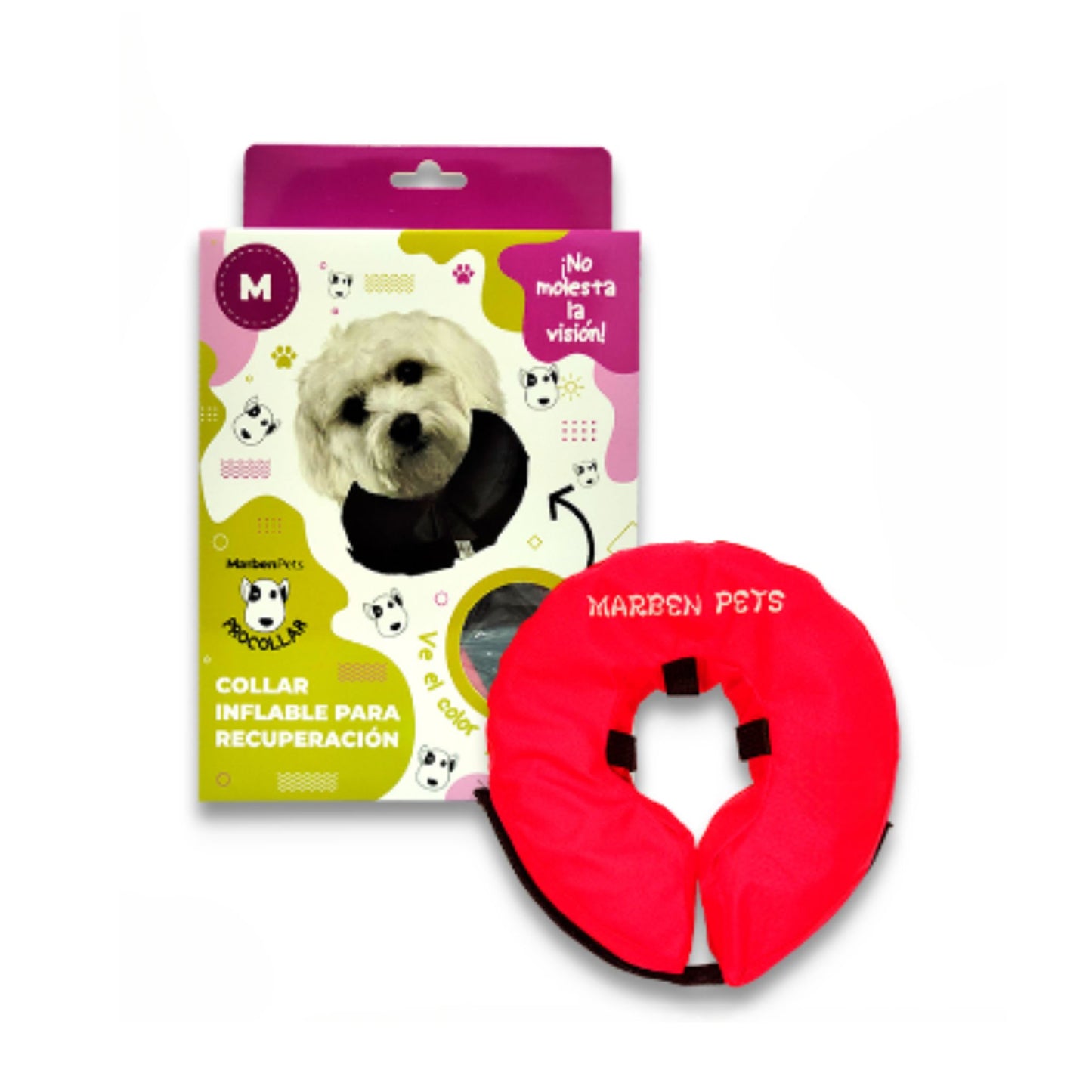 MarbenPets Collar de Protección Inflable - M
