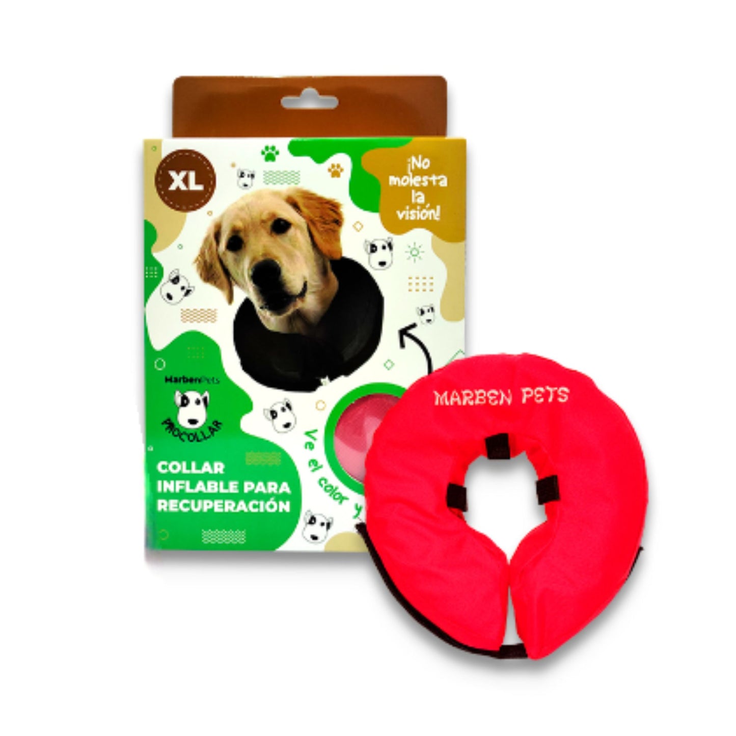 MarbenPets Collar de Proteccion Inflable - XL