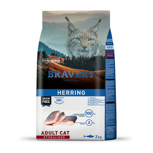 Bravery Herring Adult Cat Sterilized 2 kg