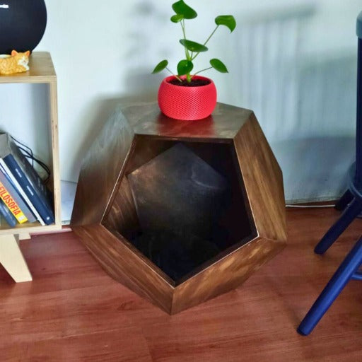 EcoRefugio de Madera - Mueble Poliedro - Casa de Gato
