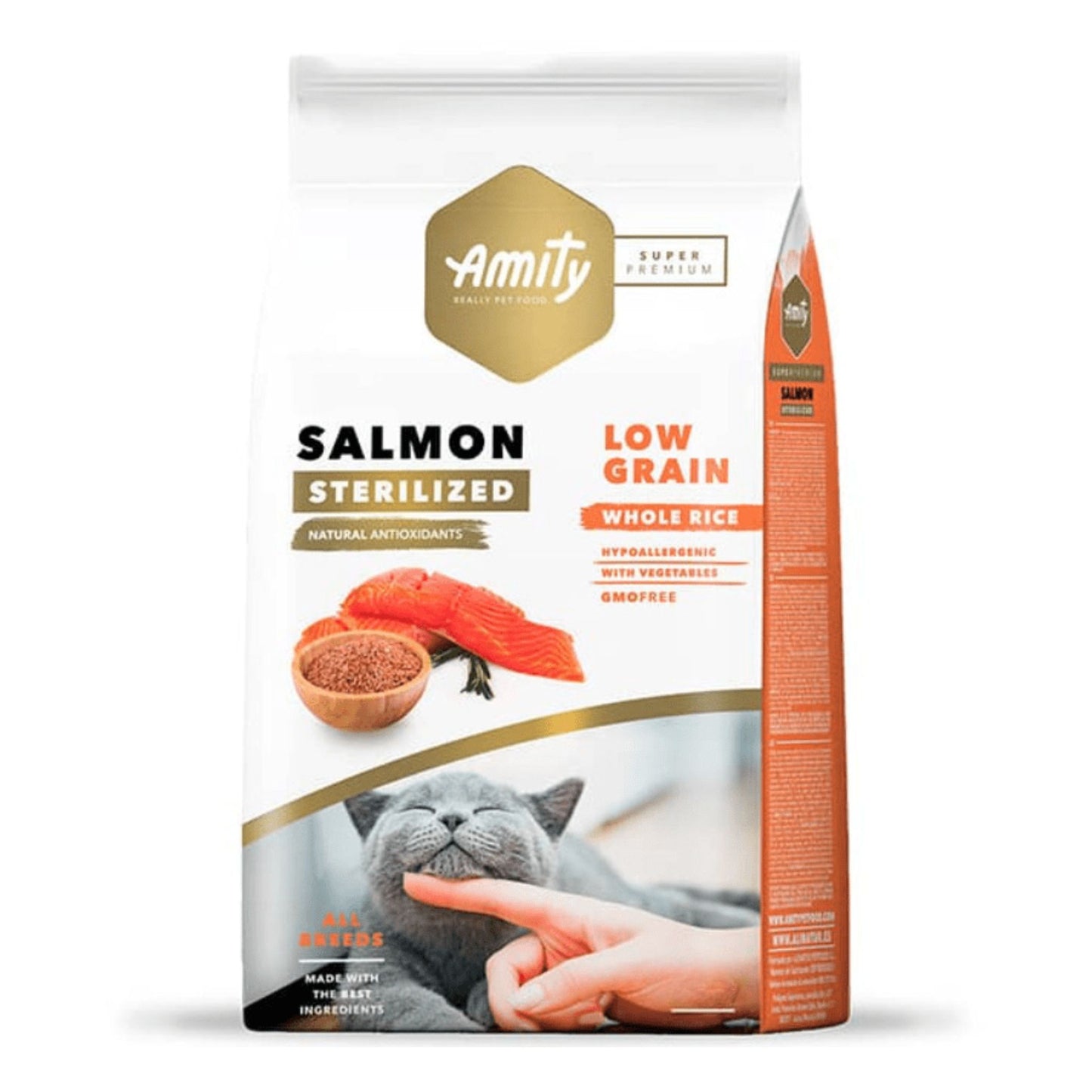 Alimento para Gatos Amity Salmón Adulto Esterilizado 2 kg