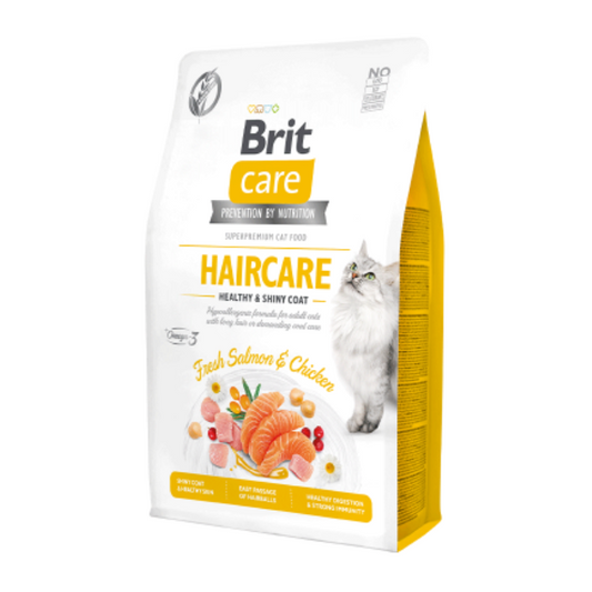 Brit Care Cat GF Haircare Healthy & Shiny Coat 2kg