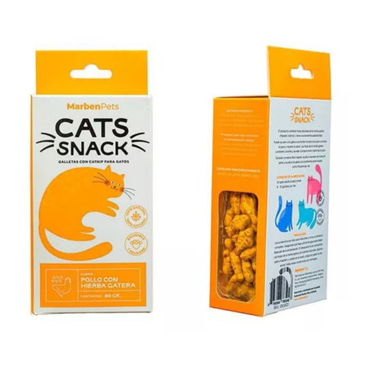 Cats Snack Pollo con Hierba Gatera 80gr