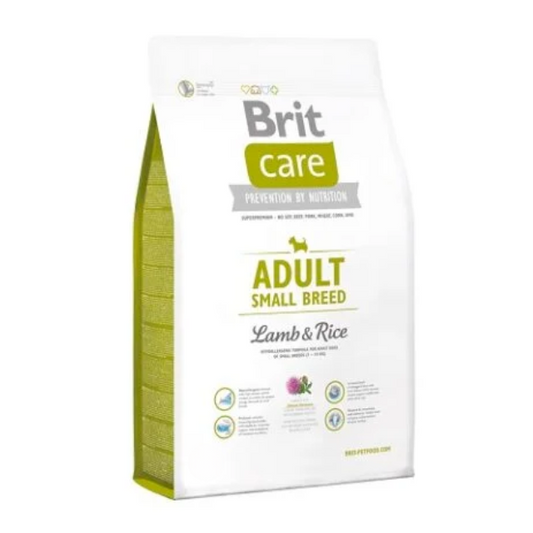 Brit Care Dog Hypoallergenic Adult Small Breed Lamb 3kg