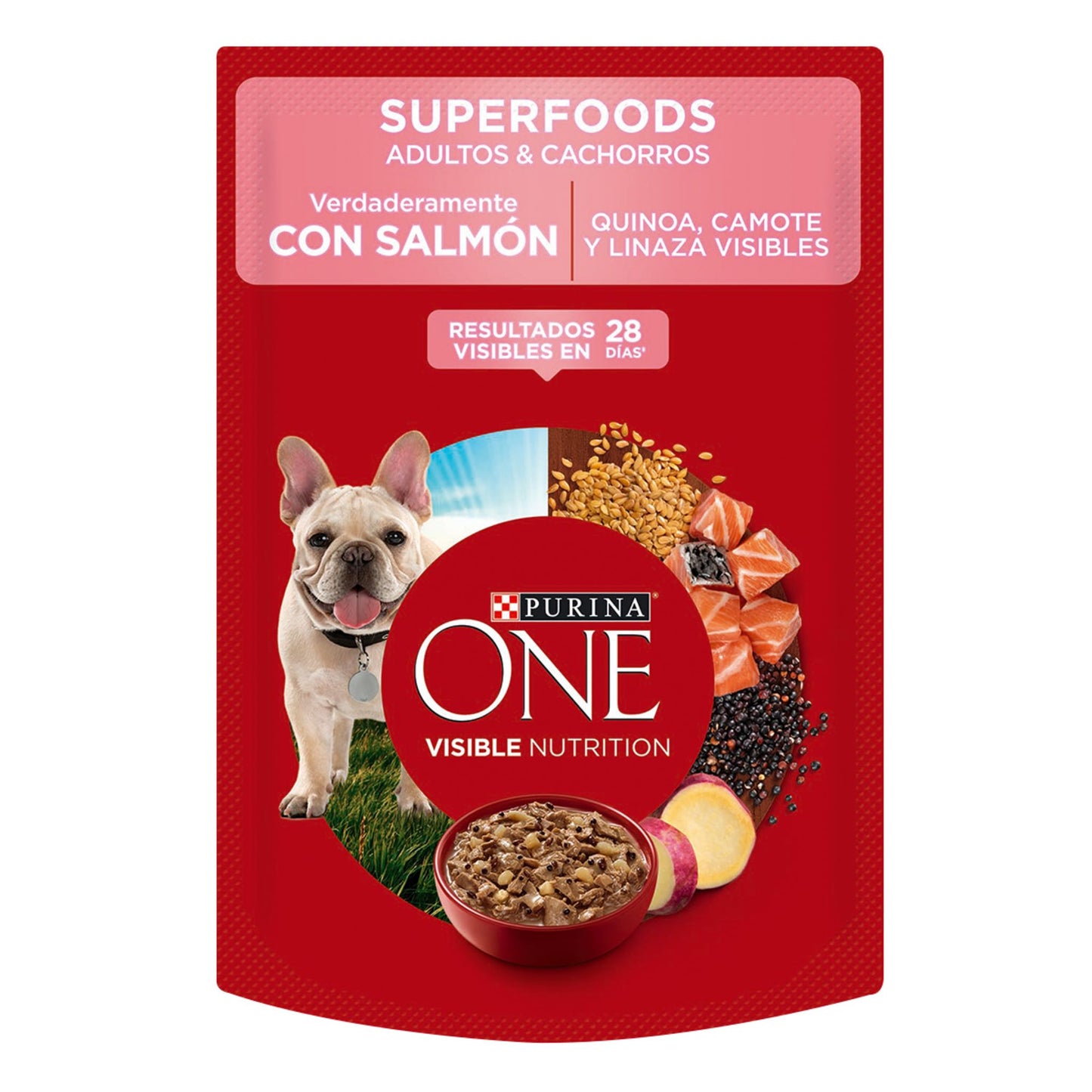 Purina ONE Perros Superfood Adulto y Cachorros Salmón 85 g