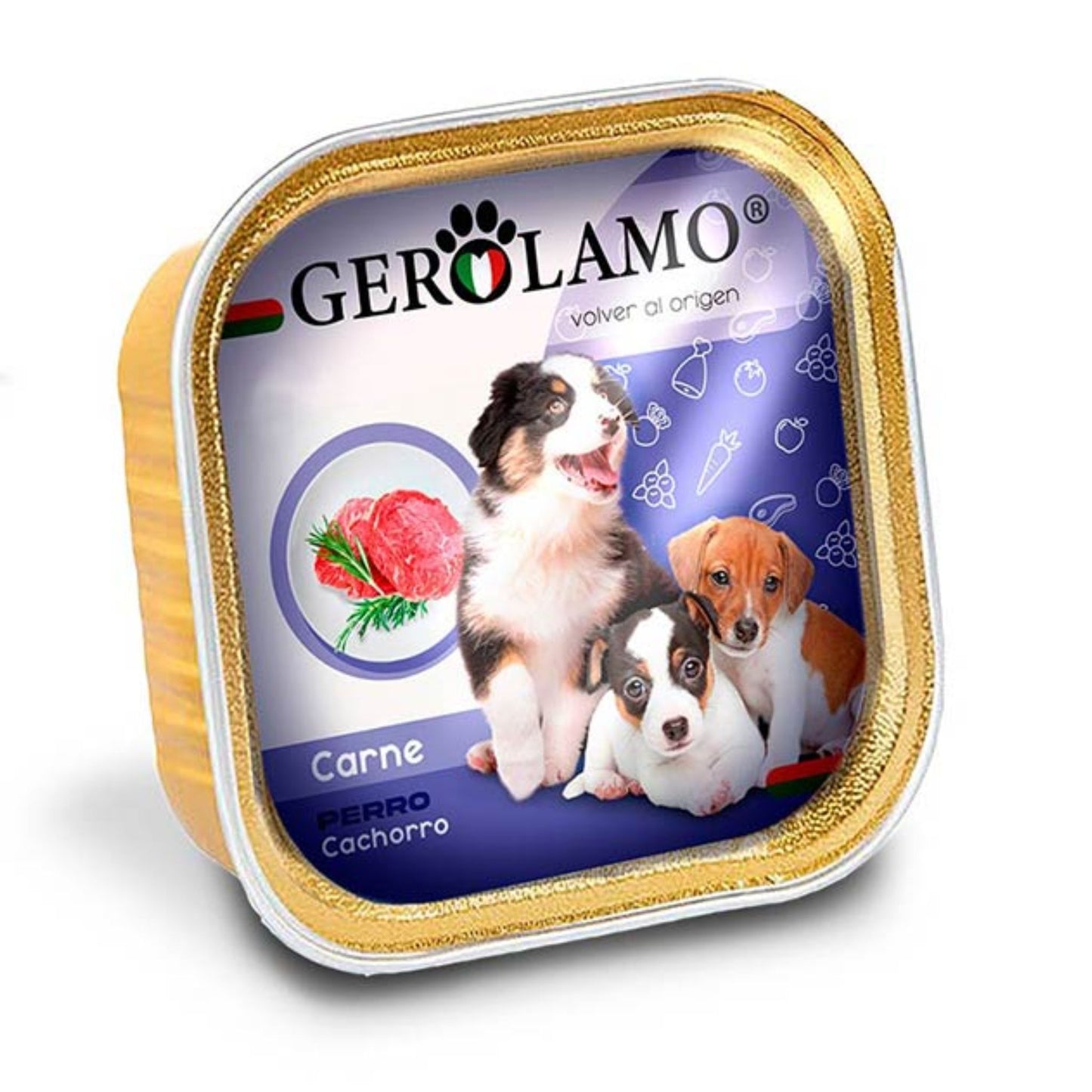 Gerolamo Pate Perro Cachorro Carne 300 g