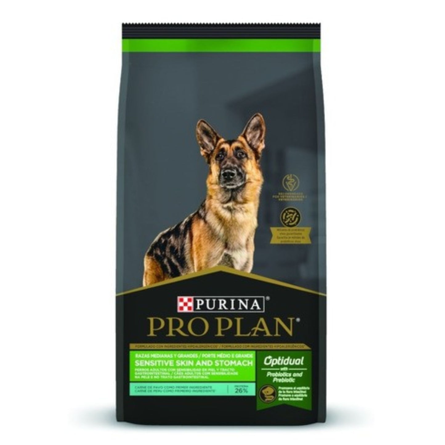 Purina PRO PLAN Sensitive Skin and Stomach Razas Medianas y Grandes 15 kg