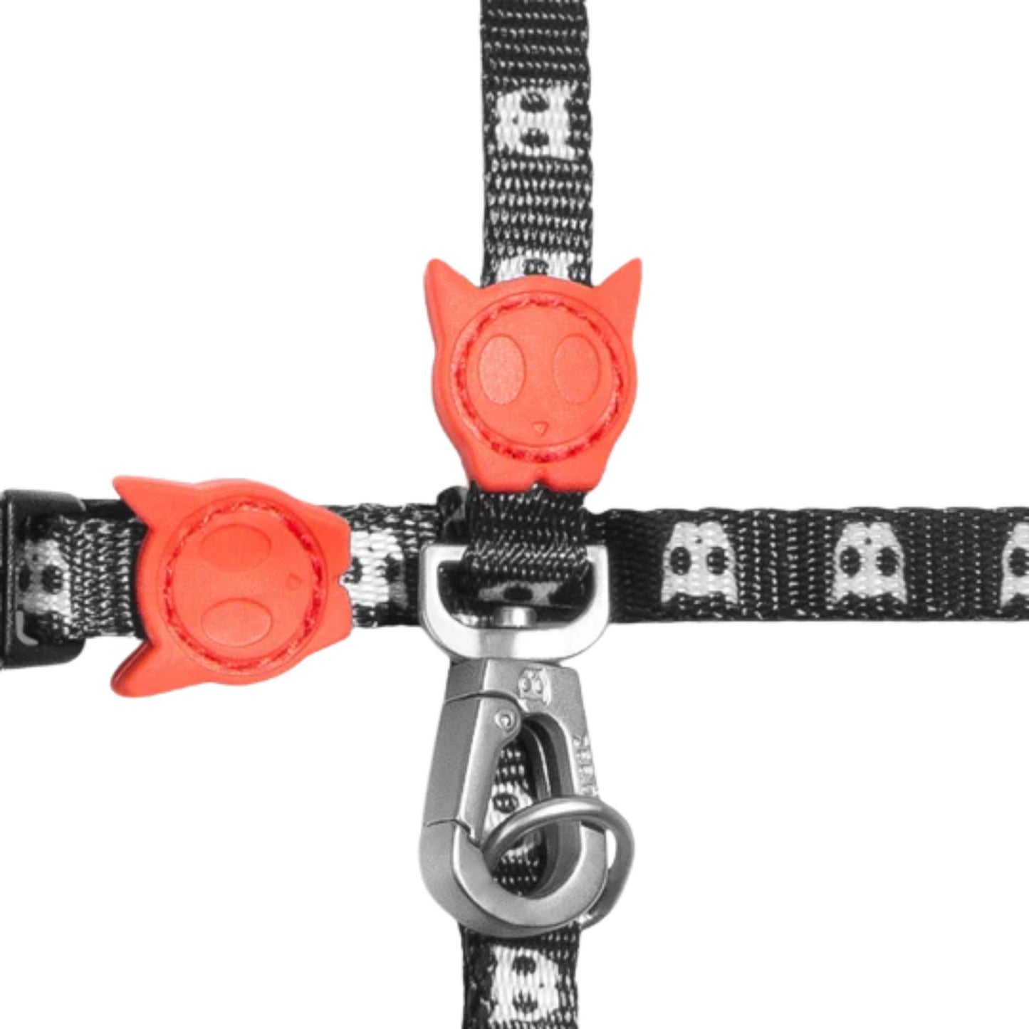 Zee.Cat Skull Harness Leash Set