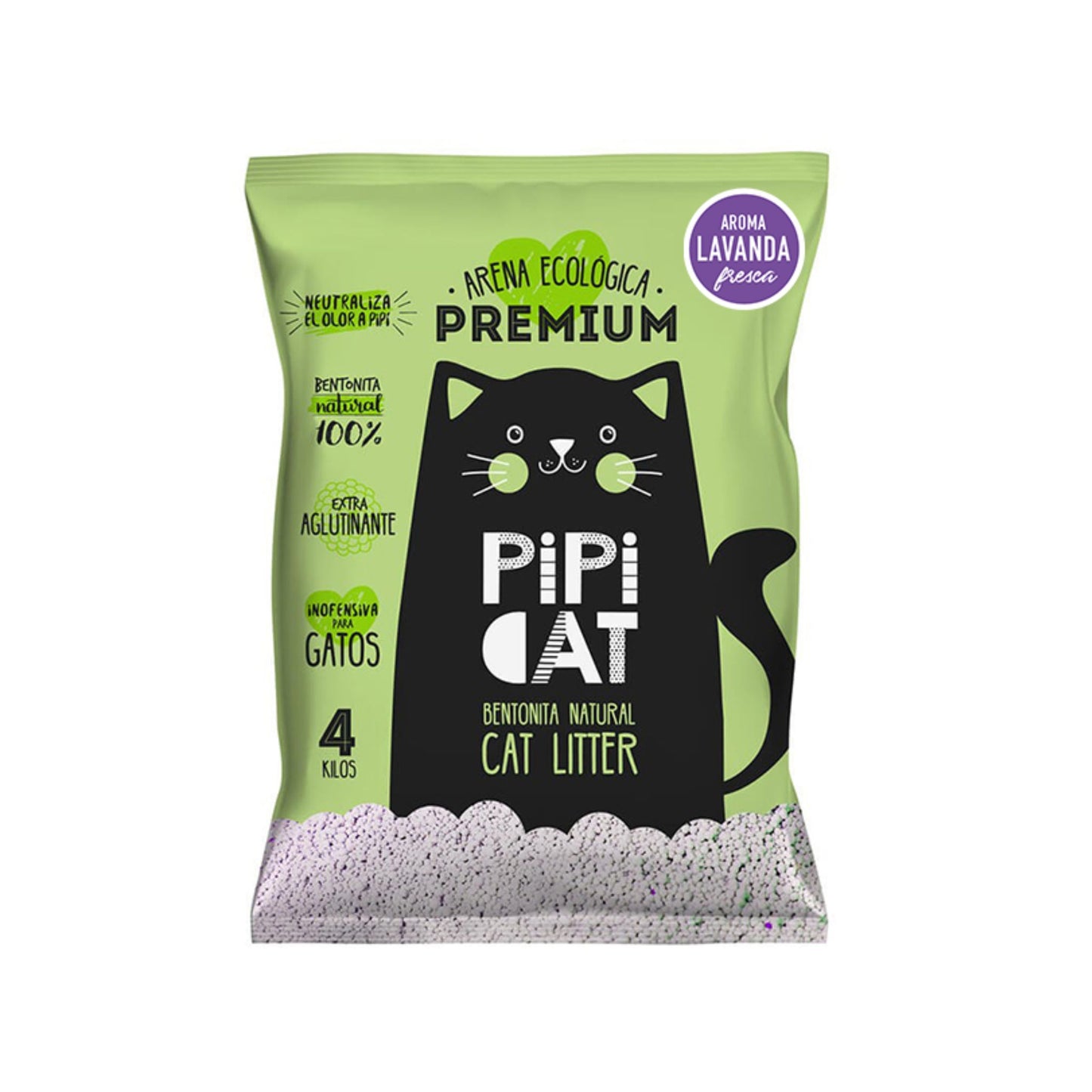 Arena Sanitaria PipiCat Lavanda 4 kg