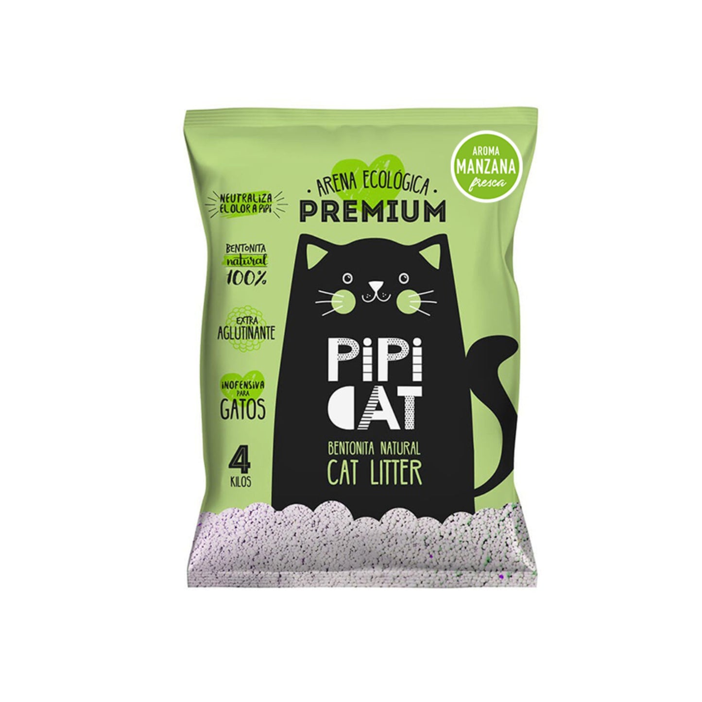 Arena Sanitaria PipiCat Manzana 4 kg