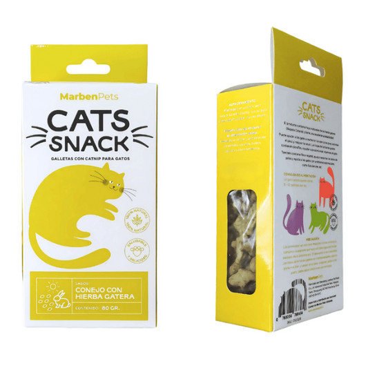Cats Snack Conejo con Hierba Gatera 80gr