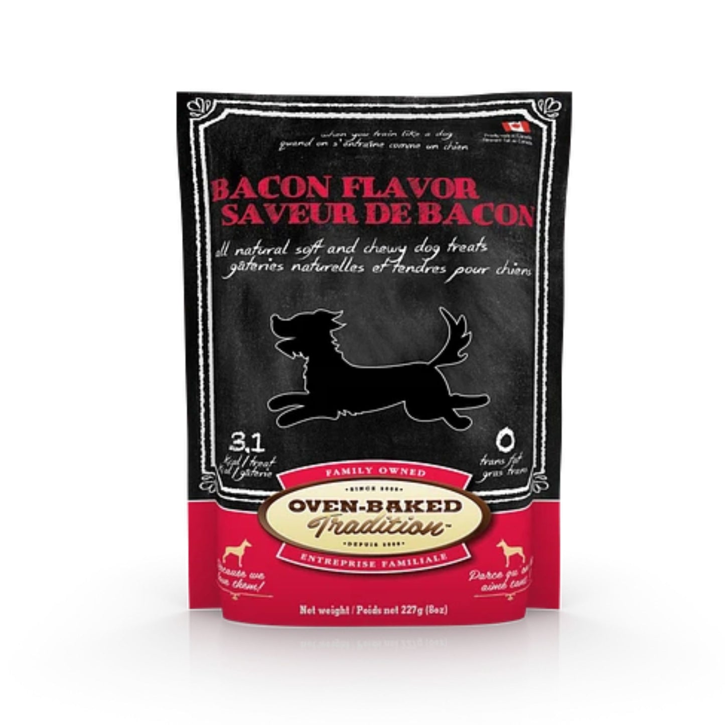 Oven Baked Dog Treat Bacon 227 gr