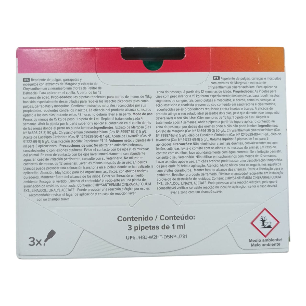 🐶 Pipetas Repelentes Beaphar para Perros Pequeños (menos de 15 kg) – 3 unidades