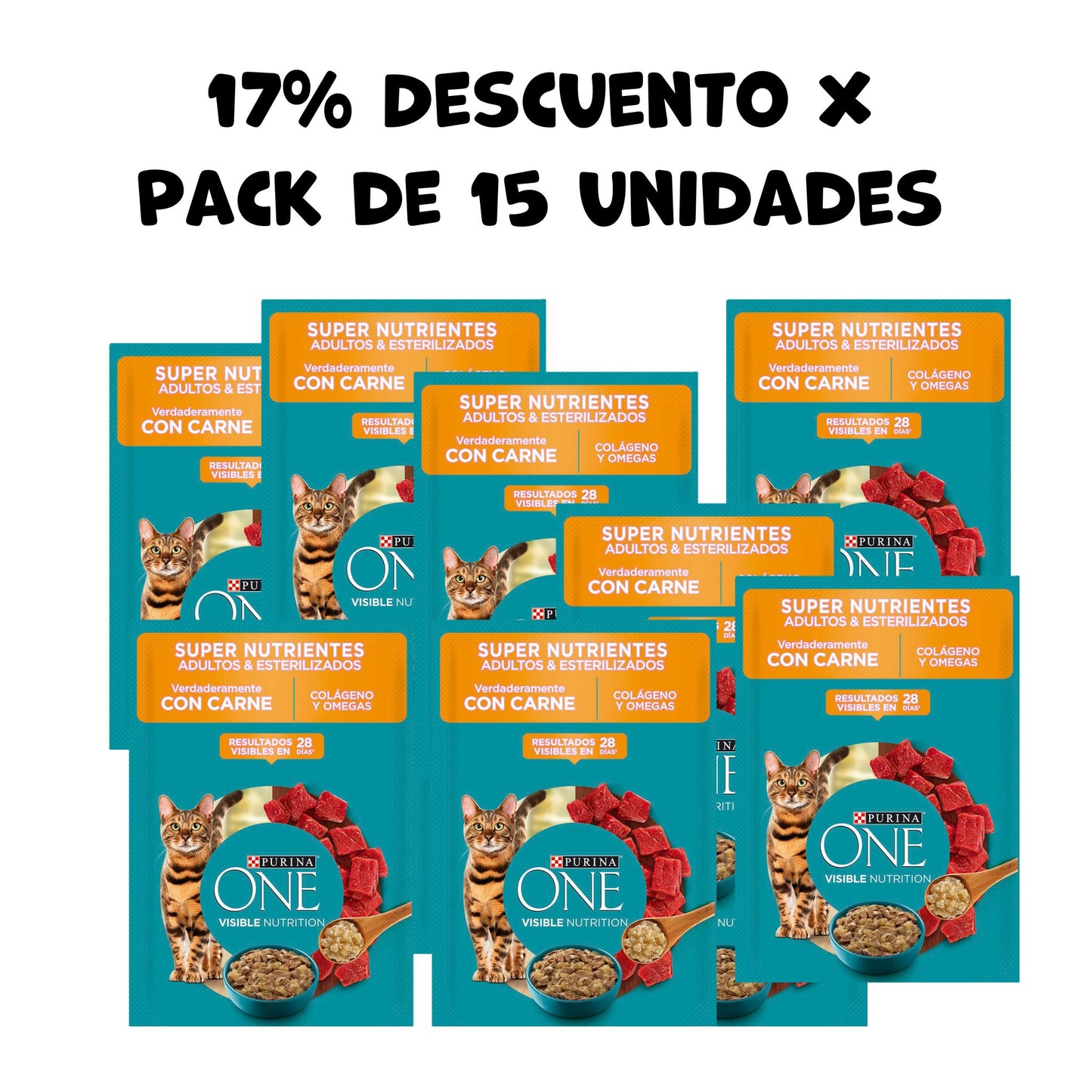 Purina ONE Gatos Adultos Esterilizados 85 gr