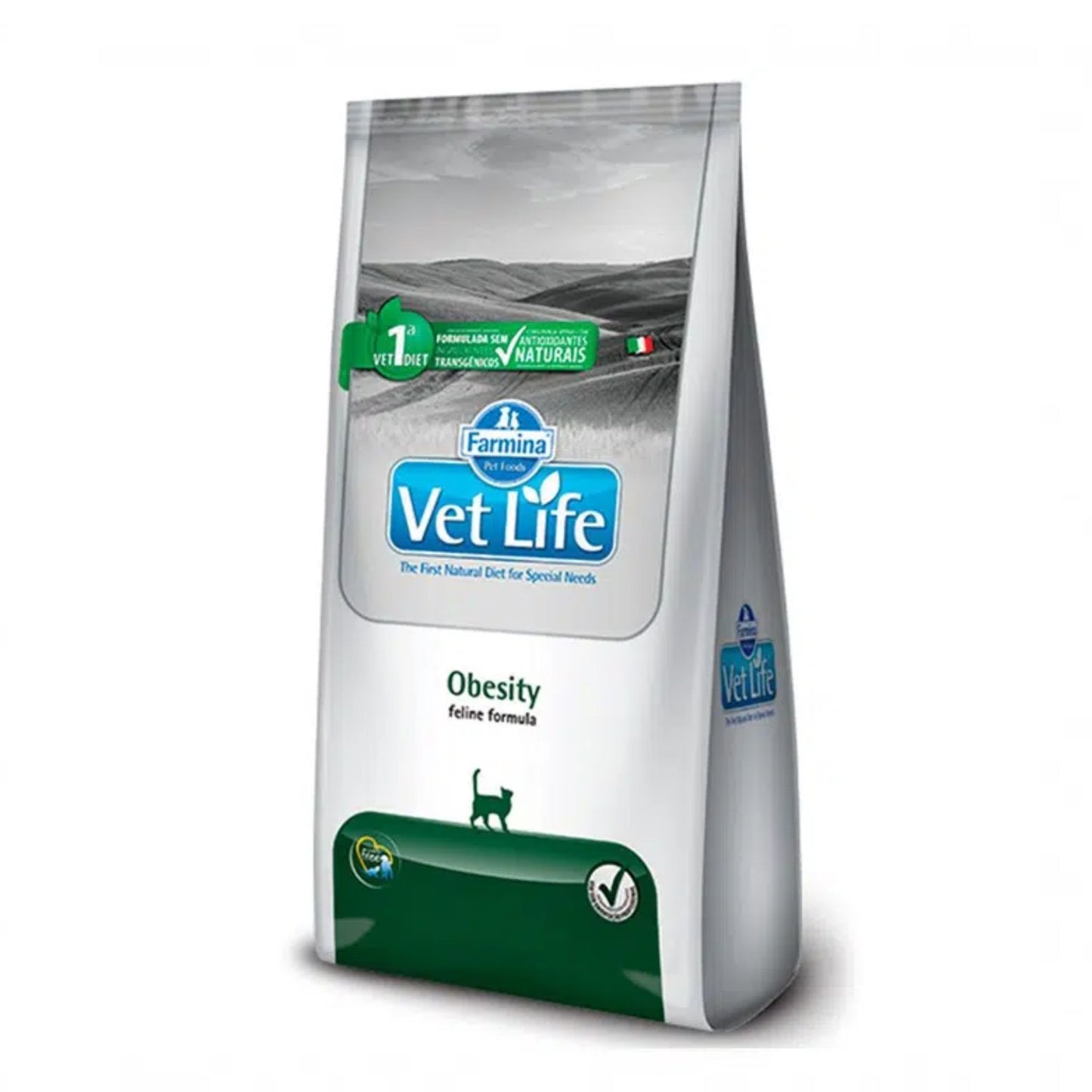 Alimento para Gatos Vet Life Obesity 2 kg