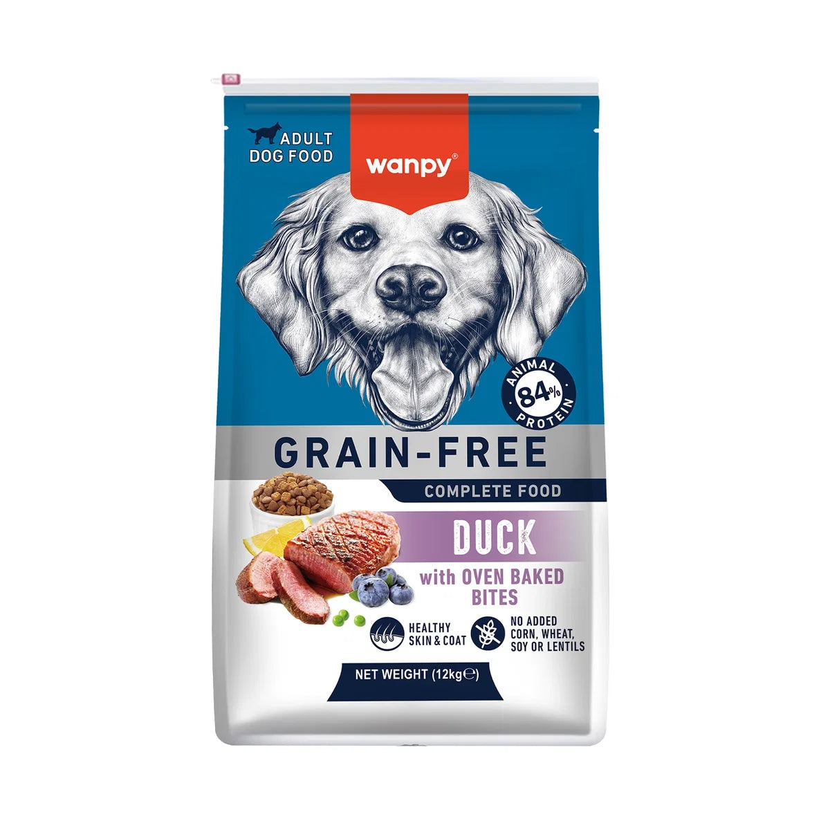 Wanpy perro sabor pato de 12 kilos