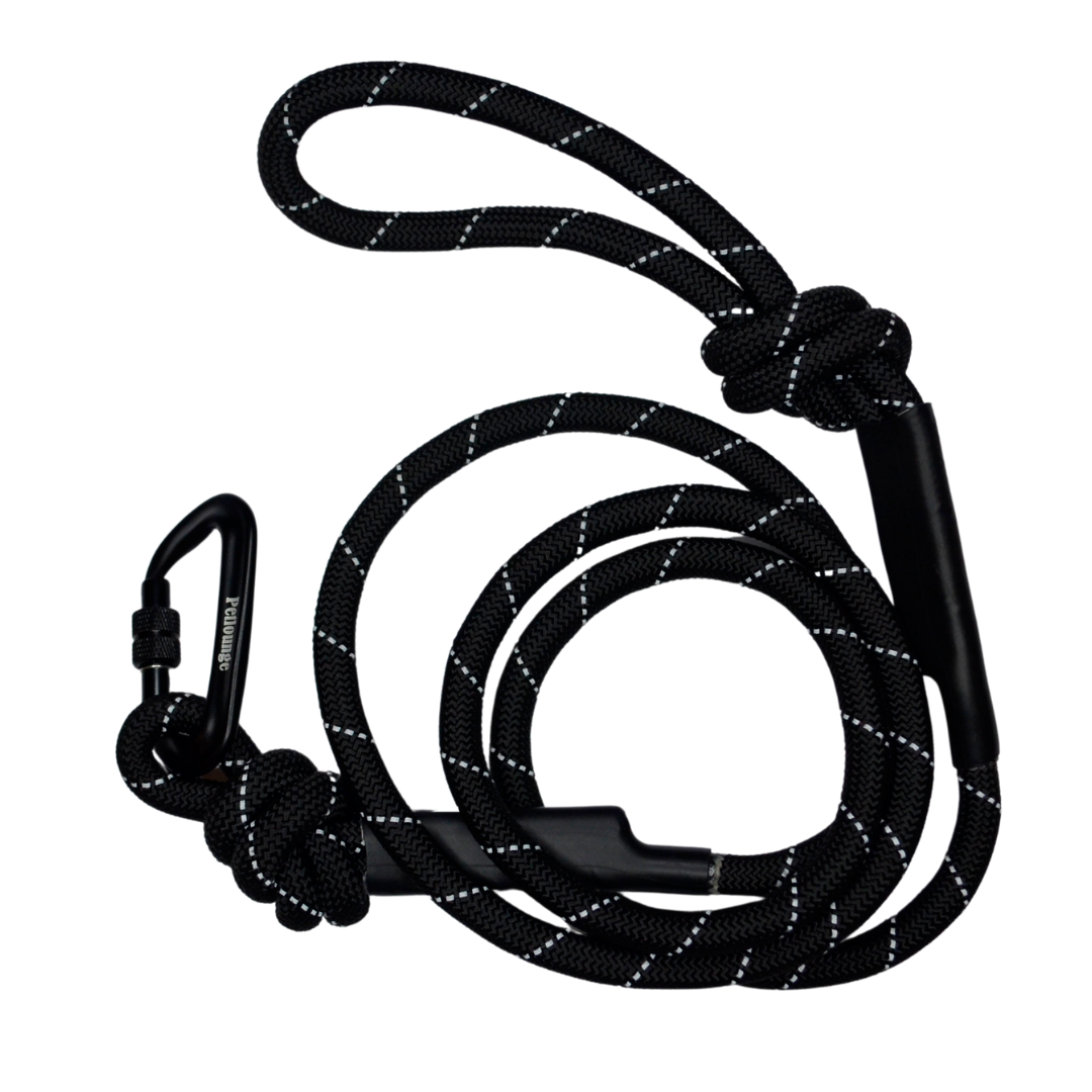 PetLounge Correa de Alta Resistencia 1.8 mt Negra