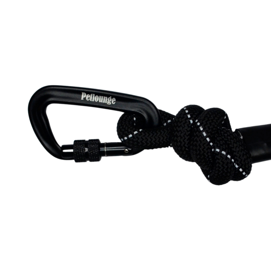 PetLounge Correa de Alta Resistencia 1.8 mt Negra
