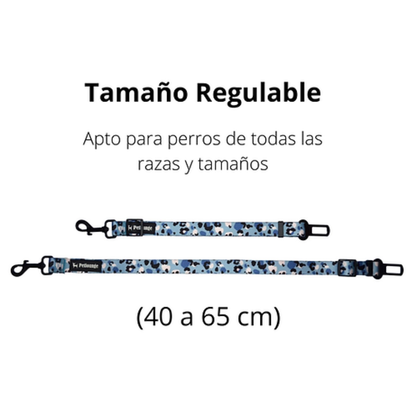 PetLounge Cinturon de Seguridad - Artic Leopard