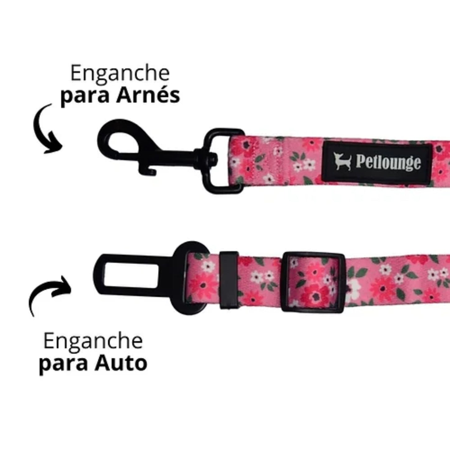 PetLounge Cinturon de Seguridad - Cherry Blossom