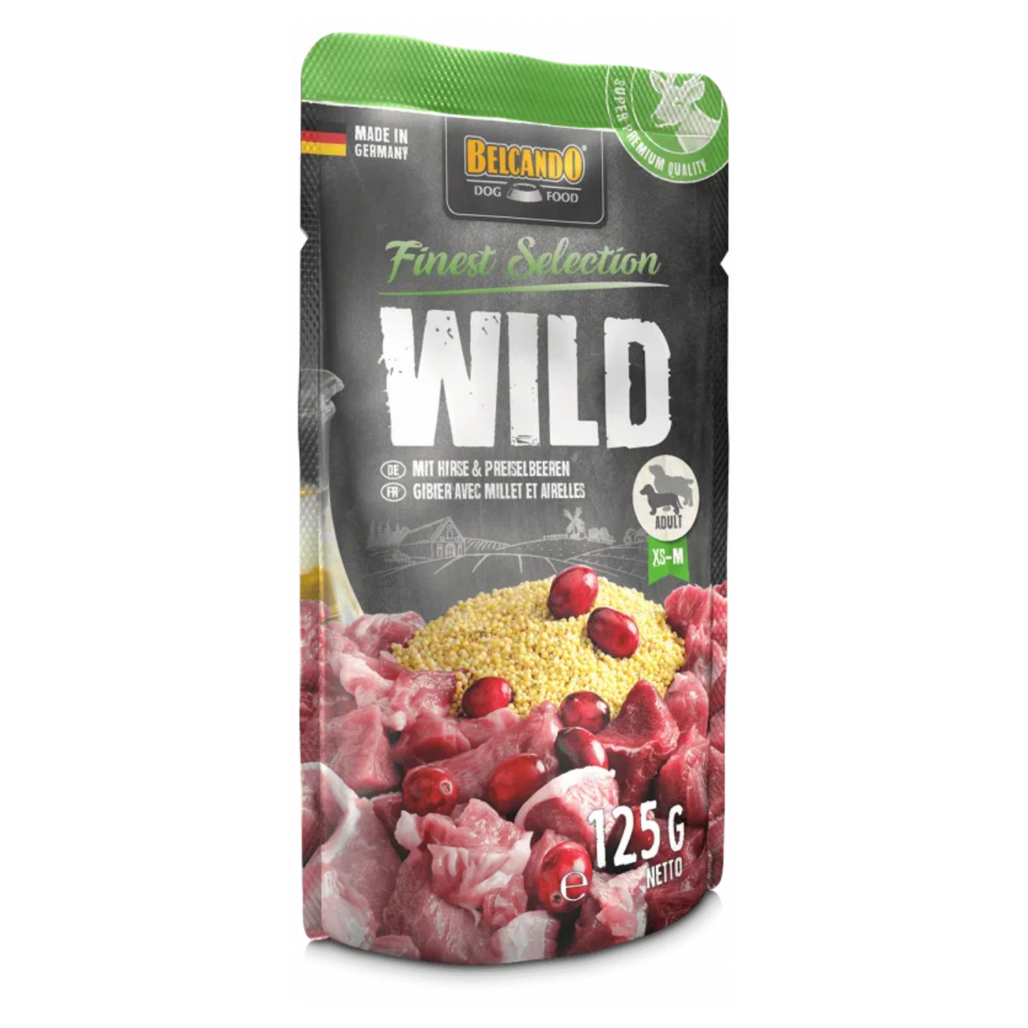 Belcando Sobres Venado Con Mijo y Arandano 125 g