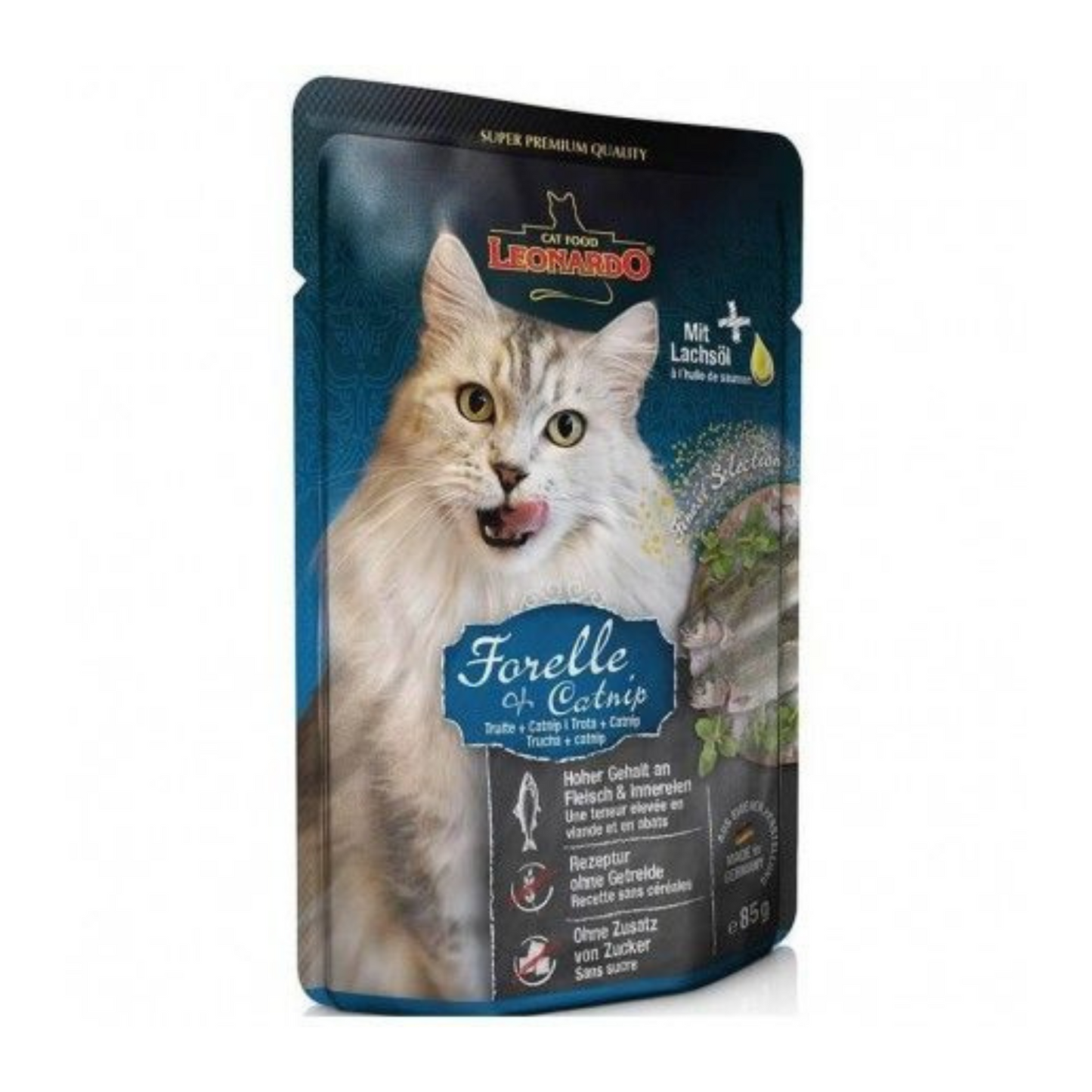 Leonardo Sobres Pescado y Catnip 85 g