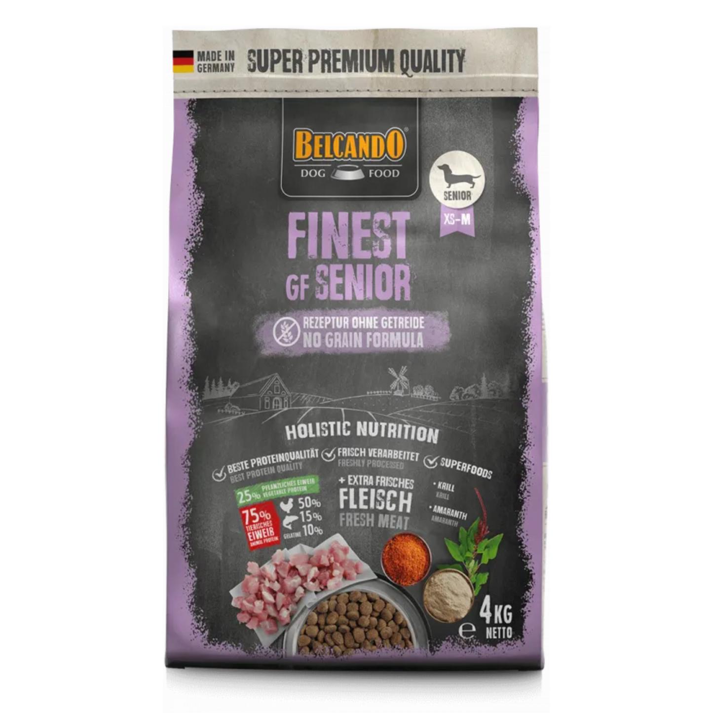 Alimento para Perros Belcando Finest Gf Senior 4.0 kg