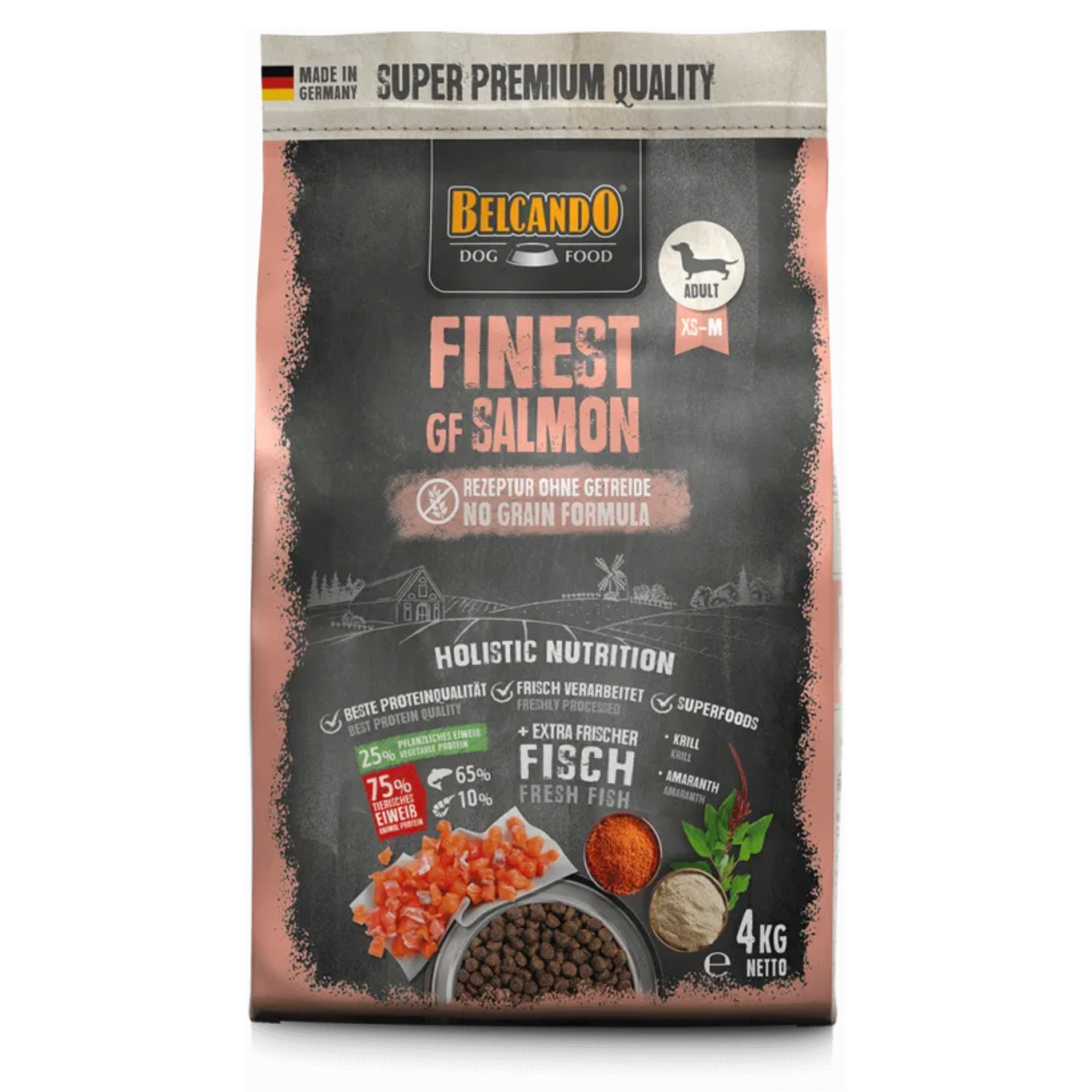 Alimento para Perros Belcando Finest GF Salmón 4.0 kg