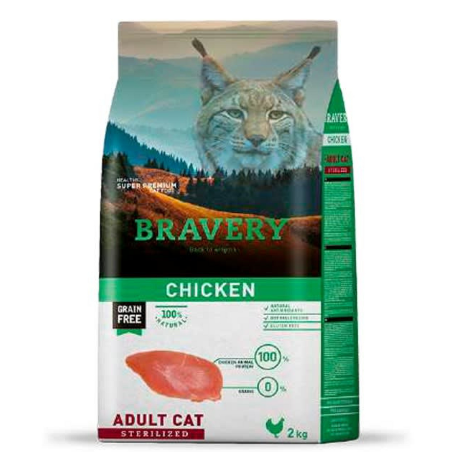 Bravery Chicken Adult Cat Sterilized 2 kg
