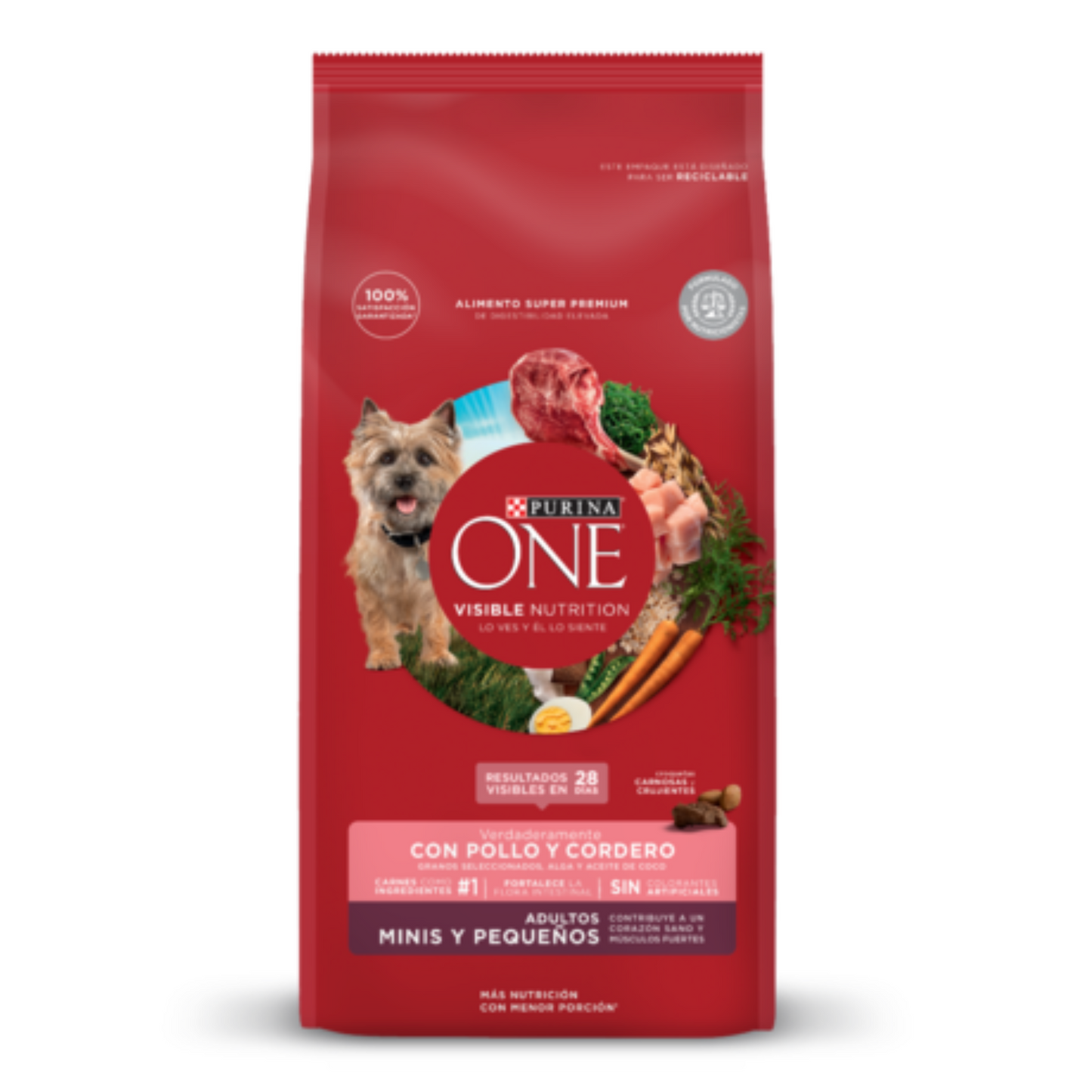 Alimento para Perros Purina ONE Cordero Adulto Mini 2 kg