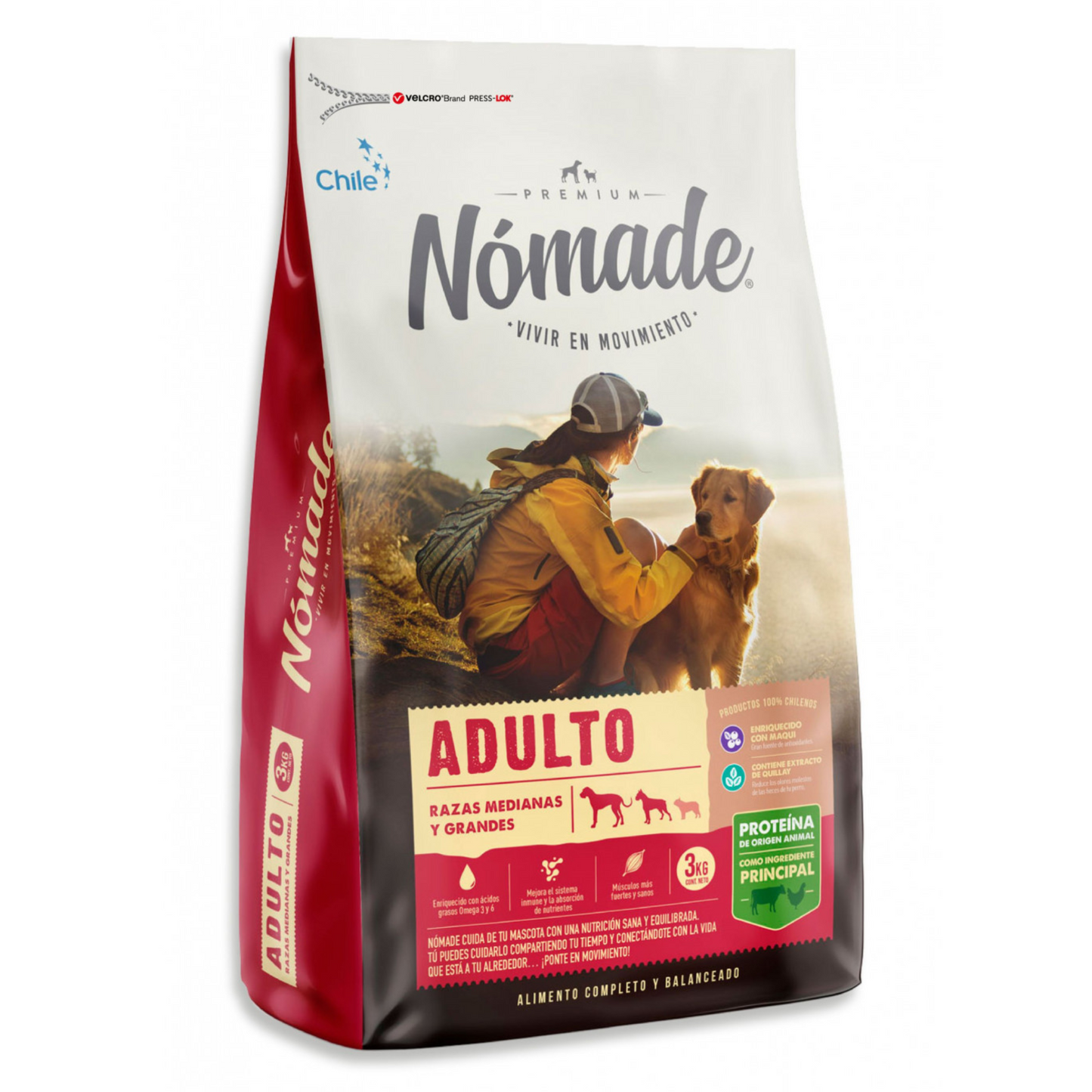 Nomade Adulto Raza M/G 3 kg
