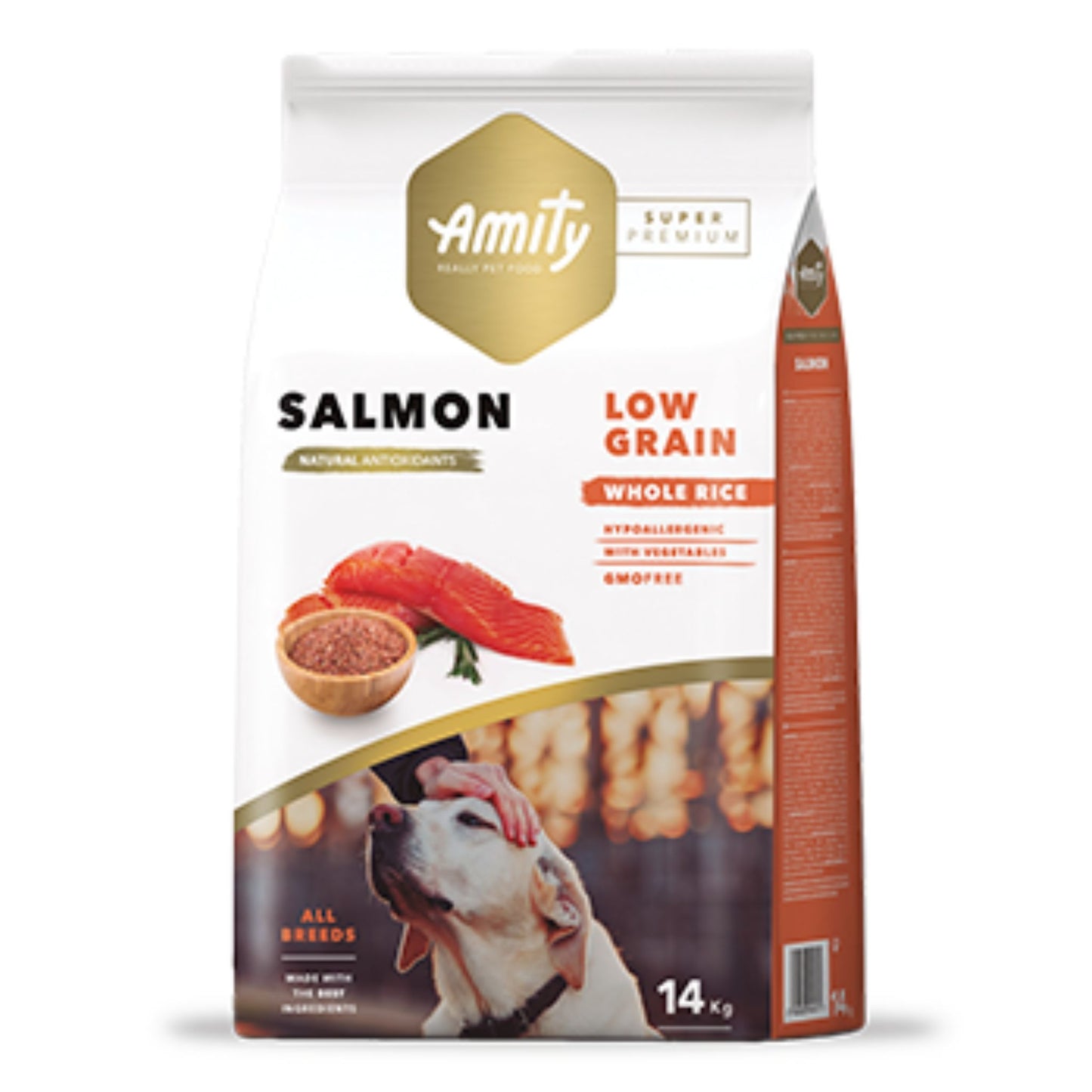 Alimento para Perros Amity Salmón Adulto 14 kg - SP Low Grain