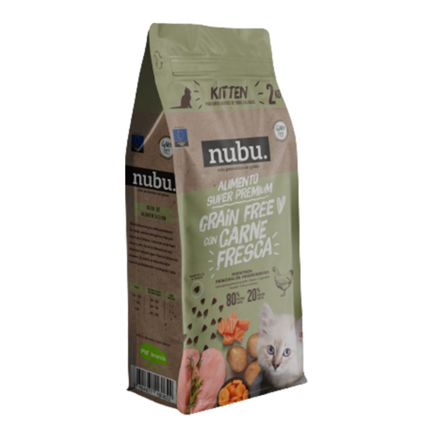 Nubu Kitten 2 kg Grain Free