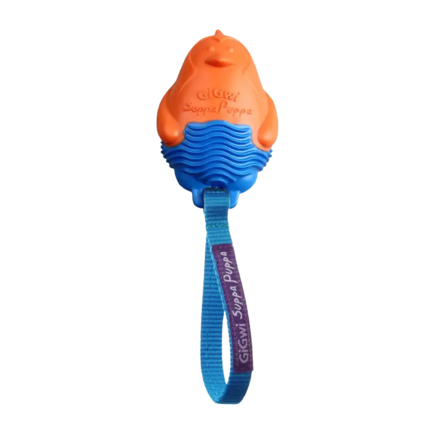 GiGwi Juguete cachorro Suppa Puppa Pingino naranjo/azul