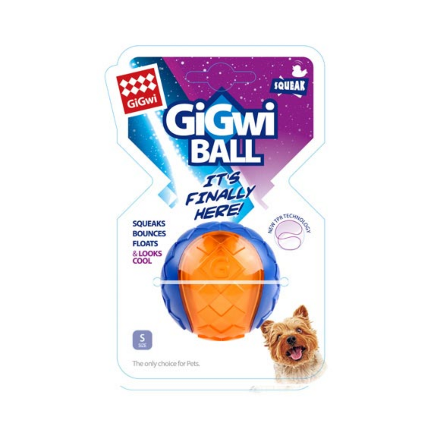 GiGwi Ball Squeaker Tamaño S - 1 Pieza