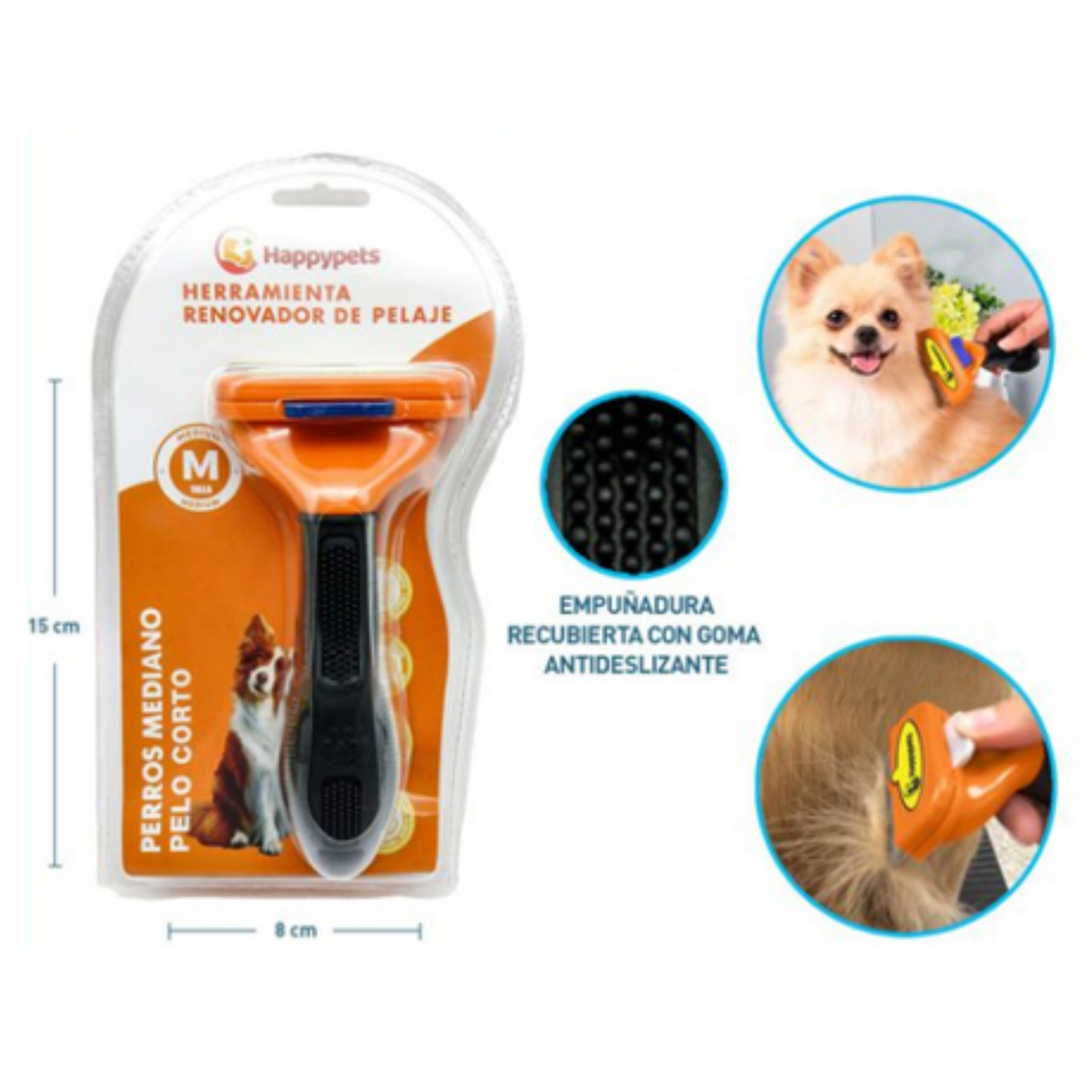 Happypets Renovador de Pelaje Perro Mediano