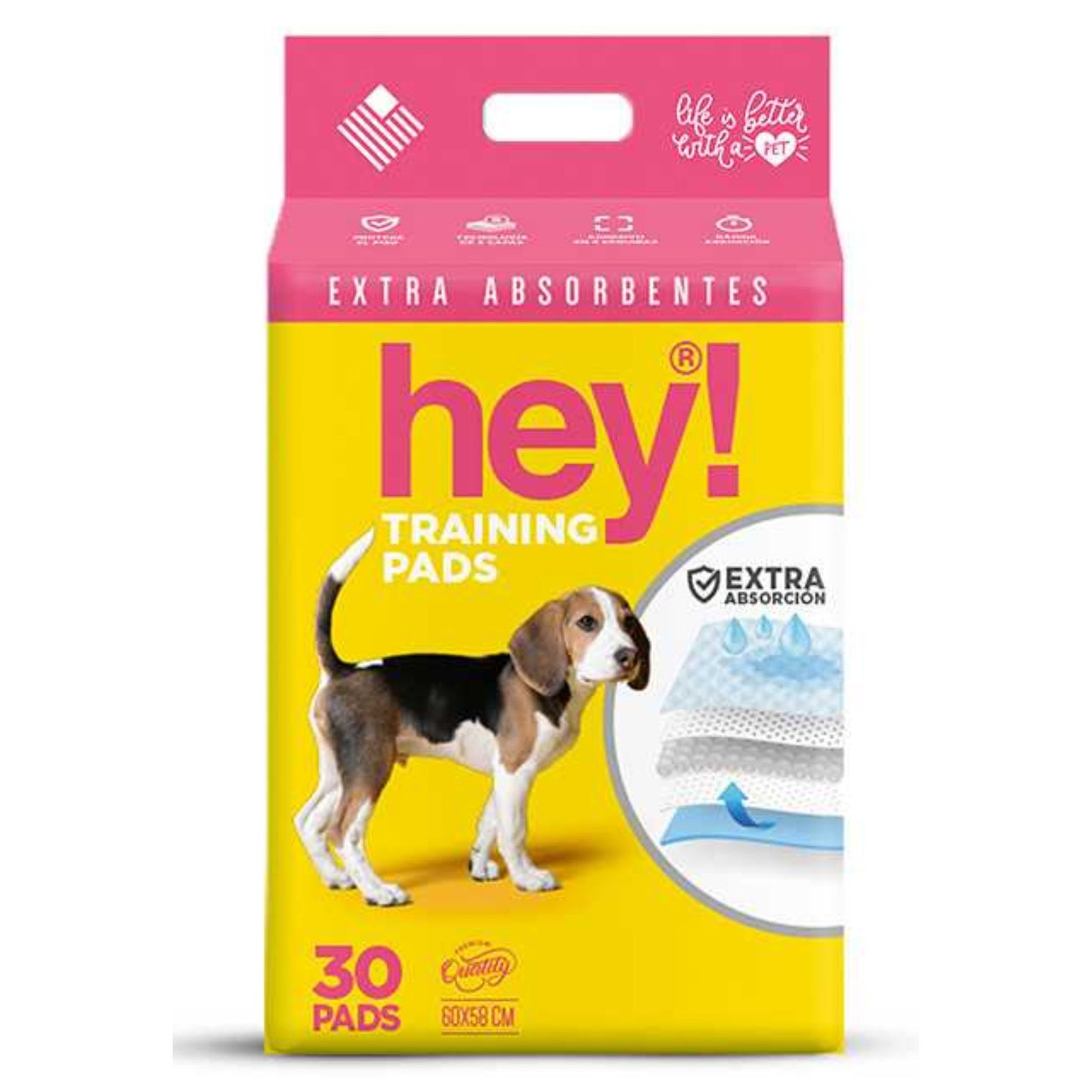 HEY! 60X58 Sabanillas 30 uds