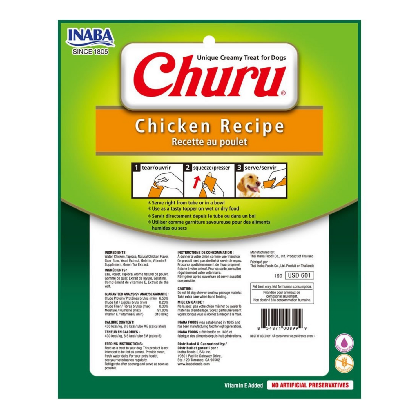 Churu Perros sabor Pollo 160 Grs.