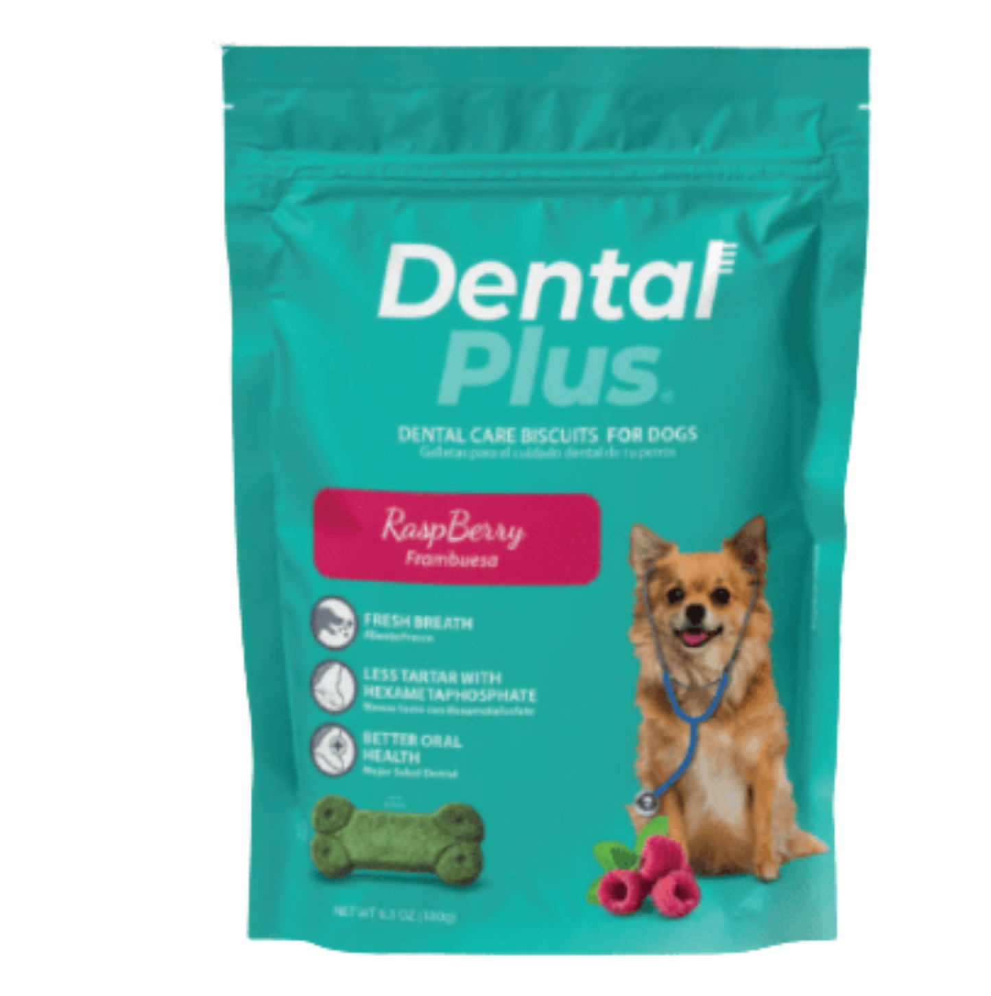 Dental Plus Berries Frambuesa 180 Gr