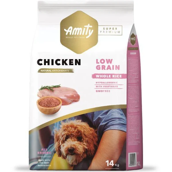 Alimento para Perros Amity Chicken Adulto 14 kg - SP Low Grain