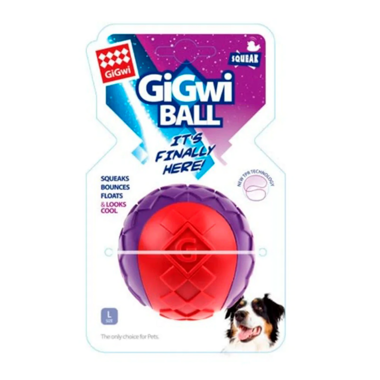 GiGwi Ball Squeaker Tamaño L - 1 Pieza