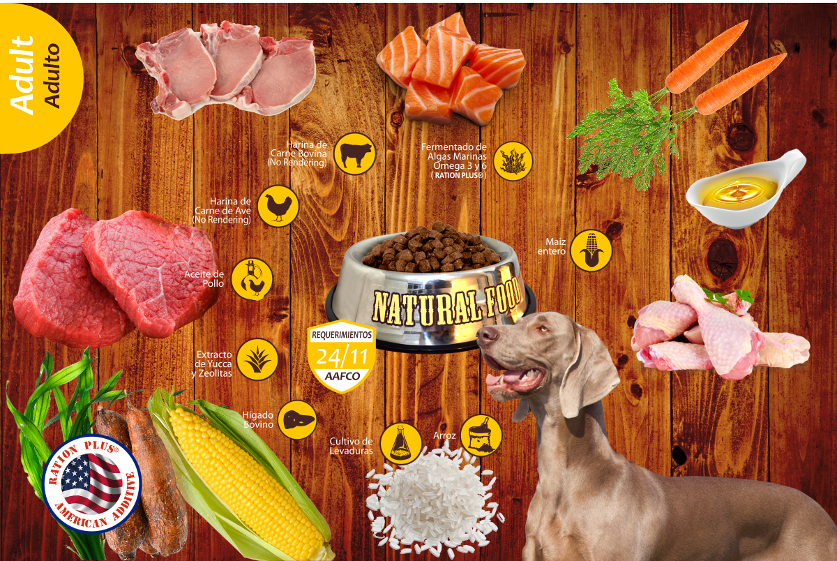 Natural Food Adulto Premium 15 kg